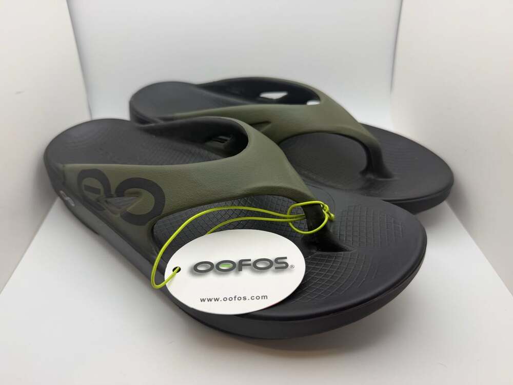 OOFOS Original Sport Unisex Tactical Green Size M6/W8 Sandals